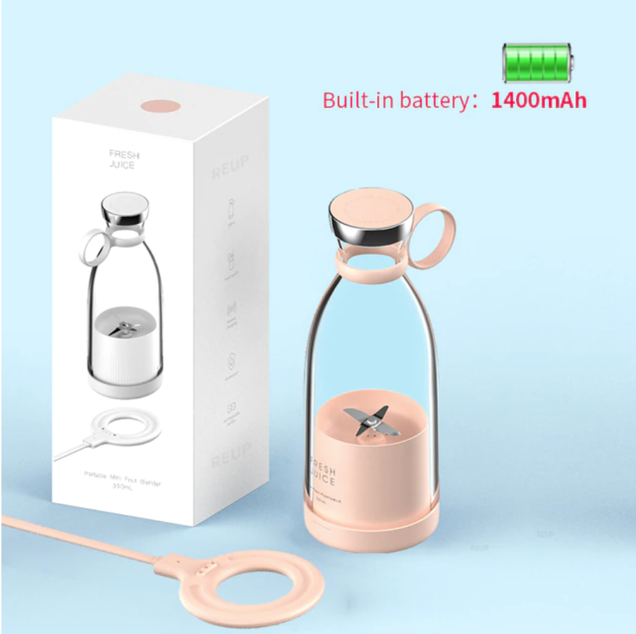 pink personal blender portable